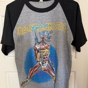 Iron Maiden Somewhere on Tour 1986/1987 European Leg Original Concert Tee